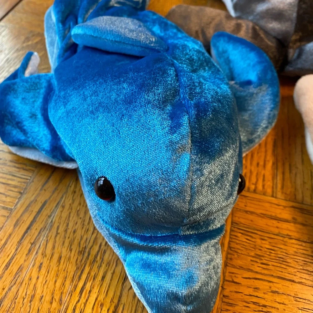 Dream Ocean Puppets Dolphin-Hammer Head Shark-Stingray 3 in the Set! 🌊🐬